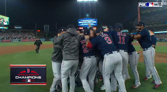 보스턴 레드삭스 홈페이지 캡처